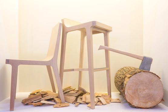 JOELIX.com | Maison et Objet Paris wooden furniture design in wood plywood