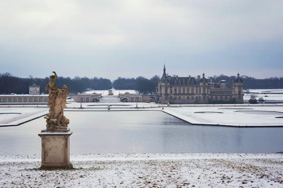 JOELIX.com | Chantilly castle in the snow