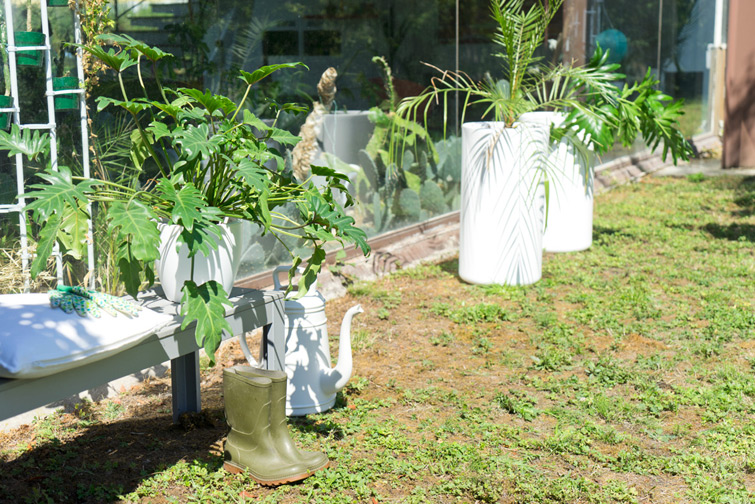 JOELIX.com | giant Elho plant pots in our garden