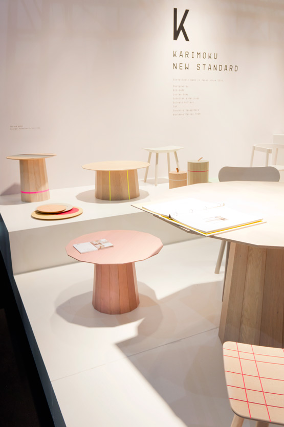 JOELIX.com | Maison et Objet Paris wooden furniture design in wood plywood Karimoku New Standard