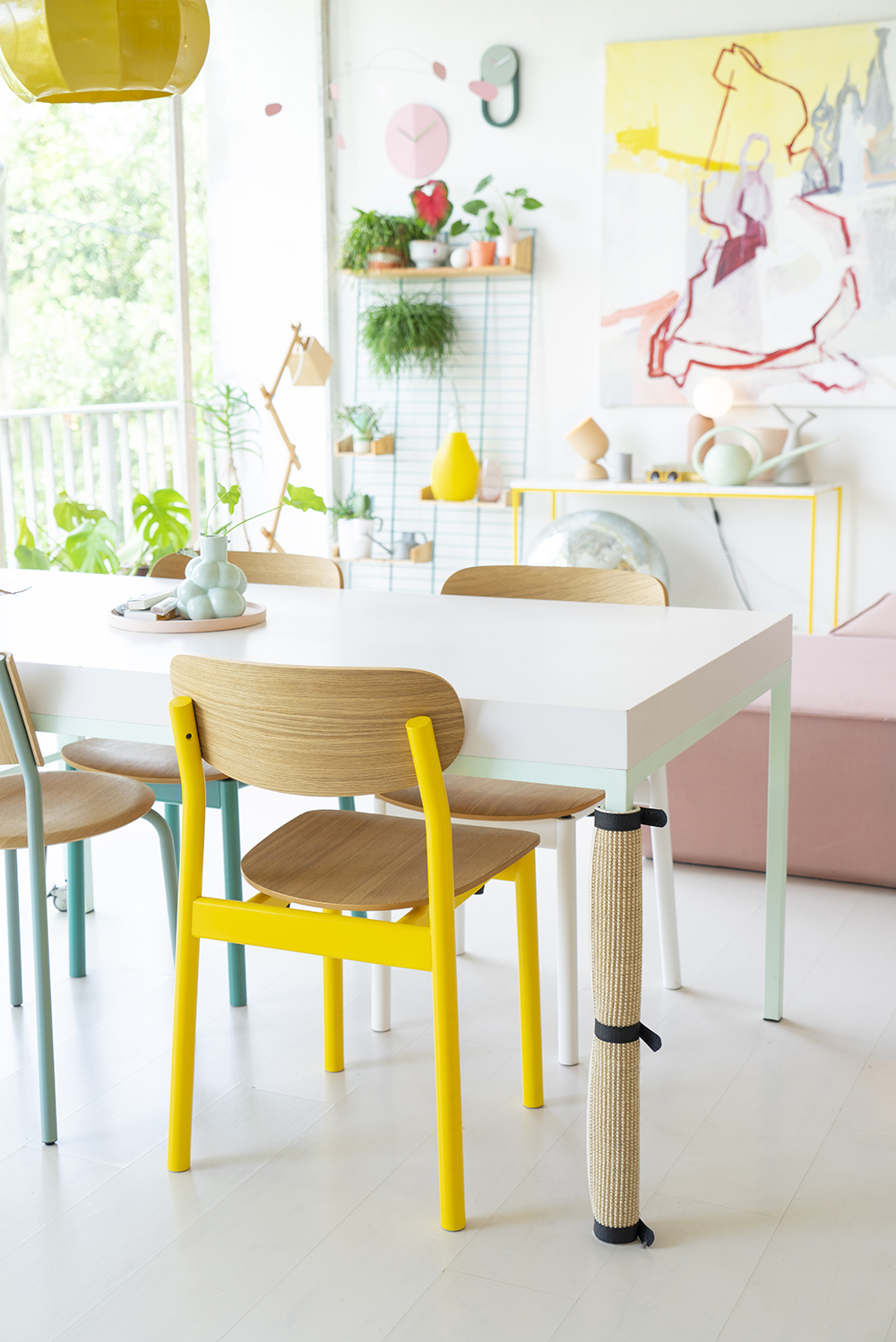 JOELIX.com | Mycs Pryme dining chairs mix and match #yellow #mycs #diningchairs