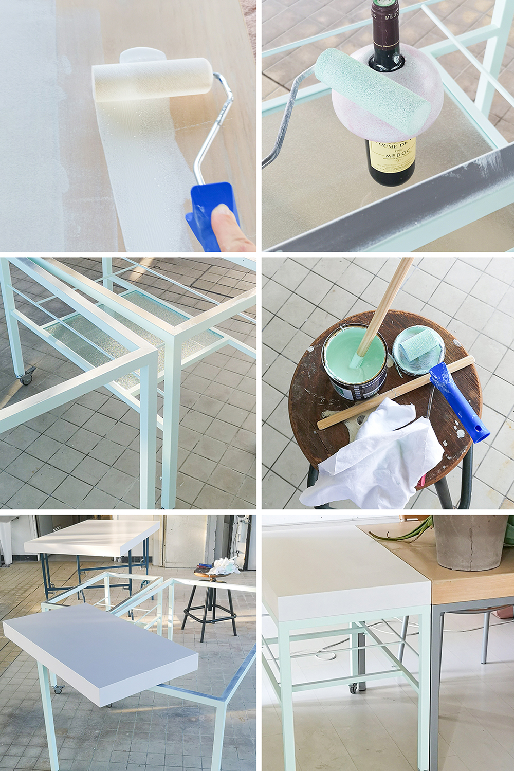 JOELIX.com | Painting the dining table #pastelparadise #urbanjunglebloggers
