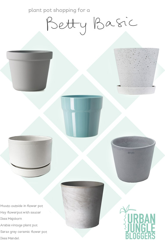 JOELIX.com | Plant pot shopping for a Betty Basic #urbanjunglebloggers hay muuto ikea serax arabia