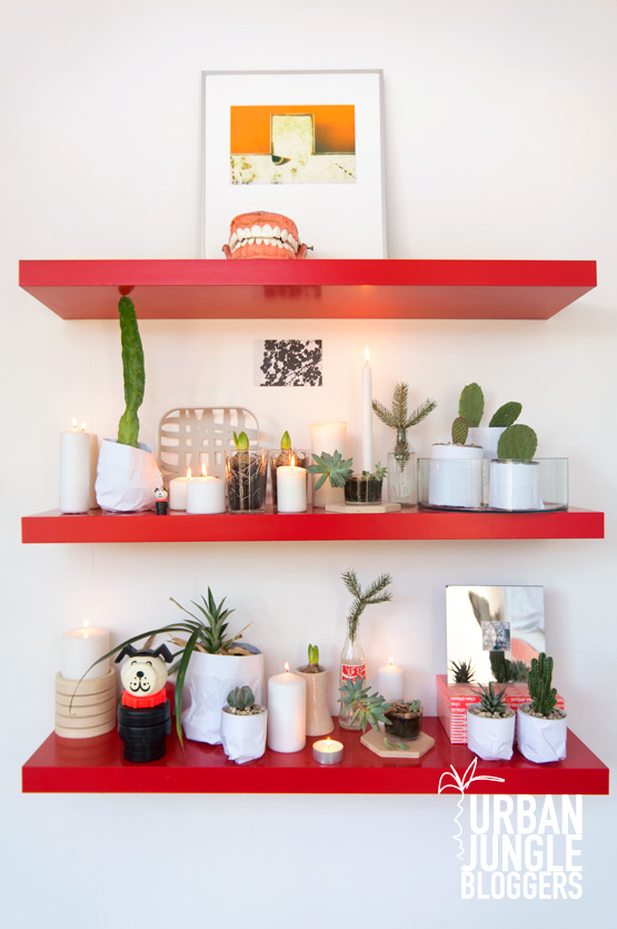 JOELIX.com | Urban Jungle Bloggers festive green vignette xmas red green white