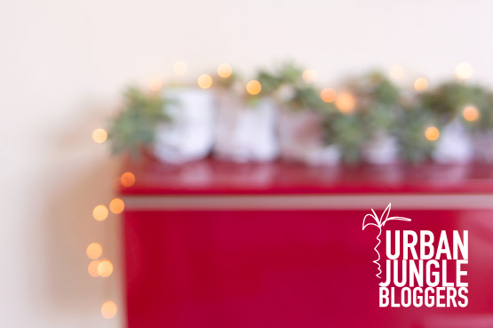 JOELIX.com | Urban Jungle Bloggers festive green vignette xmas red green white