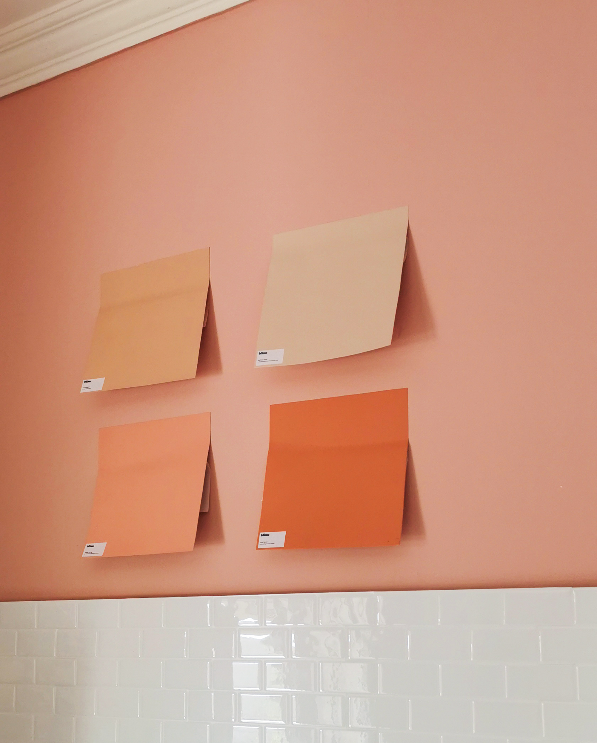 JOELIX.com | painting the kitchen with Blime Coral Brick