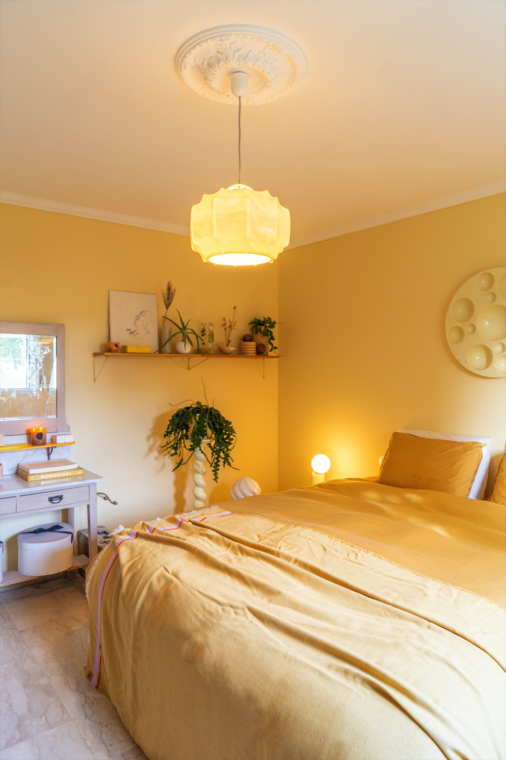 JOELIX.com | Suite 702 bedding yellow honey inca gold bedroom