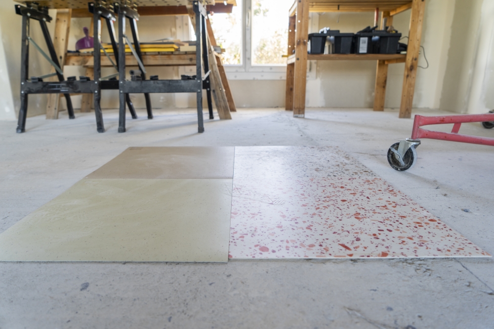 JOELIX.com | Petite Maison Triangles - renovation in Ardeche France - Forbo Floorings