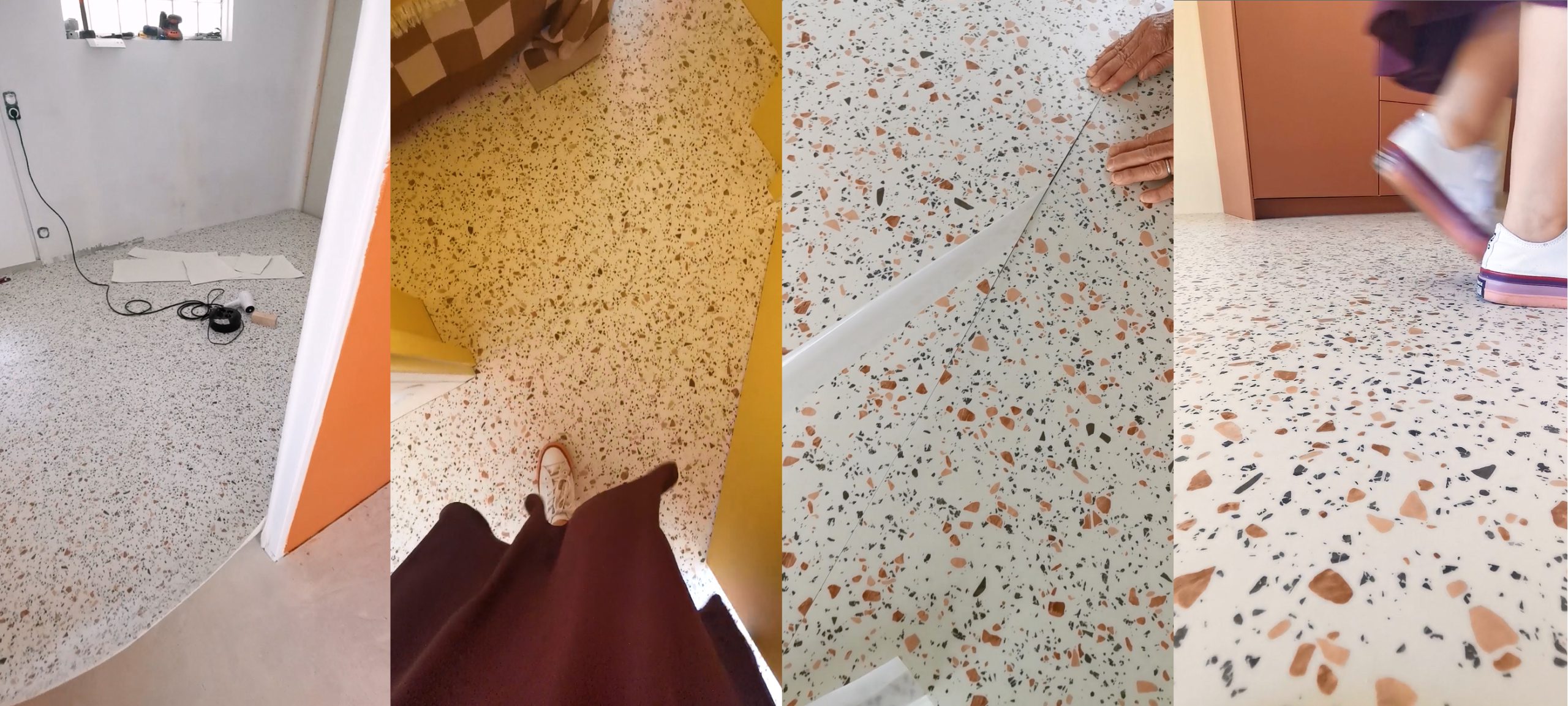 JOELIX.com | Petite Maison Triangles - Forbo Flooring Modul'up Venezia Sepia